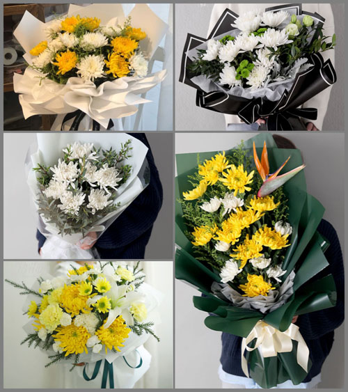 江苏南通启东市北新镇安联村白事花束代送
